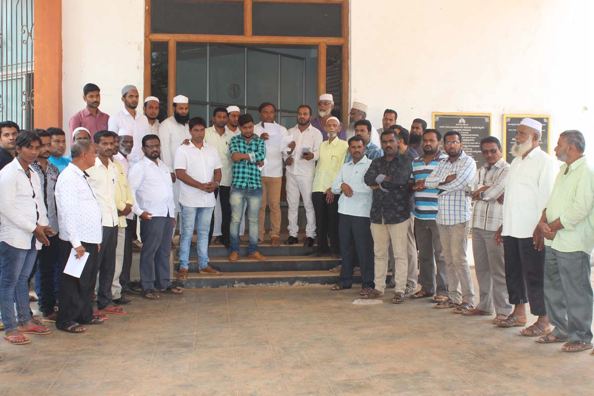 ಕೇಂದ್ರದ ನೀತಿ ಖಂಡಿಸಿ ಟಿಪ್ಪುಸಹಾರ ಯುವಜನ ಸಂಘದಿಂದ ಮನವಿ